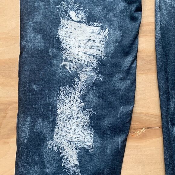 Denim Look Leggings  - Picture 3 of 10